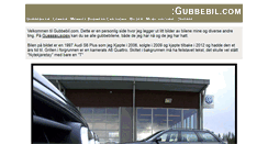 Desktop Screenshot of gubbebil.com