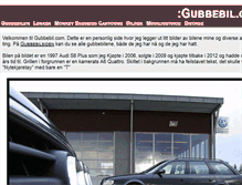 Tablet Screenshot of gubbebil.com